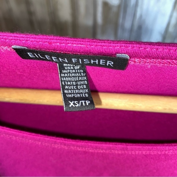 Eileen Fisher Magenta Blouse - Picture 5 of 5